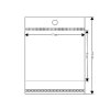 PP sáček s lepicí klopou a závěsem 7x9 cm (Varianta transparent, Balení 100 ks)