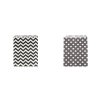 Papírový sáček chevron, puntík 13x17 cm (Varianta 1 bílo-černá chevron, Balení 100 ks)