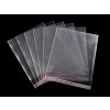 PP sáček s lepicí klopou 13x14,5 cm (Varianta transparent, Balení 100 ks)