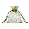 Dárkový pytlík 9x11 cm organza (Varianta 1 bílá, Balení 10 ks)
