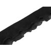 Volánek plisovaný šíře 78 mm (Varianta 2 černá, Balení 1 m)