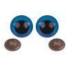 Oči velké s pojistkou Ø30 mm (Varianta 1 modrá, Balení 4 sada)