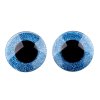 Oči velké s glitry s pojistkou Ø40 mm (Varianta 1 stříbrná, Balení 2 sada)