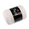 Bavlněná pletací příze Twist macrame 500 g rozčesávací (Varianta 2 (8190) hořčicová, Balení 1 ks)