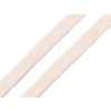 Bavlněná šňůra plochá / dutinka šíře 12 mm (Varianta 1101 bílá, Balení 1 m)