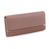 Dámská peněženka 9,5x18,5 cm (Varianta 13 růžová prášková, Balení 1 ks)