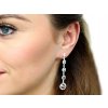 Náušnice jablonecká bižuterie (Varianta 1 crystal, Balení 1 pár)
