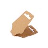 Karta na zavěšení zboží 55x150 mm papírová (Varianta 1 hnědá přírodní, Balení 100 ks)