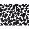 Imitace zvířecí kůže / kožešina hovězí (Varianta 2 černá bílá, Balení 1 m)