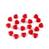 Plastové korálky srdce 8 mm (Varianta 1 béžová nejsv., Balení 5 g)