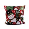 Vánoční gobelínový povlak na polštář 46x46 cm (Varianta 5 červená, Balení 1 ks)