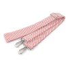 Popruh na tašku s karabinami šíře 3,8 cm (Varianta 16 bílá černá, Balení 1 ks)