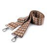 Popruh na tašku s karabinami šíře 3,8 cm (Varianta 16 bílá černá, Balení 1 ks)