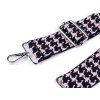 Popruh na tašku s karabinami šíře 3,8 cm (Varianta 16 bílá černá, Balení 1 ks)