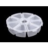 Plastový box / zásobník Ø10 cm (Varianta 1 transparent, Balení 1 ks)