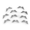 Ozdobný díl andělská křídla 12x29 mm (Varianta platina, Balení 10 ks)