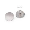 Kovový knoflík s designovým reliéfem velikost 38" (Varianta 1 nikl tm., Balení 25 ks)