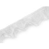 Volánek krajkový dvojitý šíře 40 mm (Varianta 1 bílá, Balení 1 m)