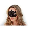 Karnevalová maska - škraboška krajková (Varianta černá, Balení 1 ks)