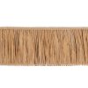 Třásně rafie přírodní šíře 90 mm (Varianta hnědá přírodní, Balení 1 m)