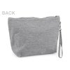 Kosmetická taška / pouzdro textilní 20x30 cm (Varianta 1 šedá žíhaná, Balení 1 ks)
