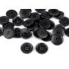 Knoflík imitace dřeva velikost 32", 40", 44" (Varianta 2 (32") černá, Balení 50 ks)