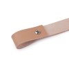 Kožené ucho na tašku / kabelku šíře 2 cm délka 30 cm (Varianta 1 přírodní stř., Balení 1 ks)