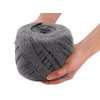 Bavlněná příze macrame Ø1,5-2 mm rozčesávací (Varianta 1 bílá přírodní, Balení 1 ks)