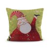 Vánoční dekorační polštář dětský motiv 45x45 cm gobelín (Varianta 3 šedá nejsvětlejší, Balení 1 ks)