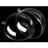 Plastová koule Ø14 cm dvoudílná (Varianta transparent, Balení 6 ks)