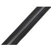 Zip kostěný No 5 designový metráž (Varianta 2 černá stříbrná, Balení 1 m)