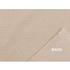 Velvet / samet strukturovaný jednobarevný (Varianta 1 Off White, Balení 1 m)