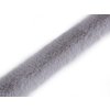 Všívací oděvní / dekorační kožešina kulatá šíře 3 cm (Varianta 1 Off White, Balení 1 m)