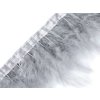 Prýmek - kohoutí peří 8-12 cm (Varianta 3 bílá, Balení 1 m)