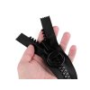 Kostěný zip extra velký No 20 délka 25 cm (Varianta černá, Balení 1 ks)