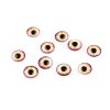 Skleněné oči k nalepení Ø10 a 12 mm (Varianta 1 (10 mm) béžová nejsv. růžová, Balení 10 ks)