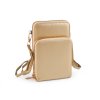 Peněženka s kapsou na mobil přes rameno crossbody 11,5x18 cm (Varianta 1 zlatá sv., Balení 1 ks)