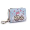 Mini peněženka dětská 7x8,5 cm (Varianta 13 růžová nejsv. sova, Balení 1 ks)