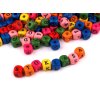 Dřevěné korálky kostka 10x10 mm (Varianta mix, Balení 20 g)