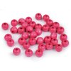Dřevěné korálky Ø10 mm (Varianta 1 červená rumělka, Balení 20 g)