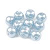 Skleněné voskové perly Ø10 mm (Varianta 01B bílá, Balení 50 g)