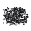 Skleněné korálky ramš broušené ohňovky 2. jakost (Varianta 2 černá, Balení 50 g)