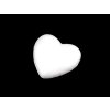 Srdce Ø6; 6,5 cm polystyren (Varianta 1 (Ø6 cm) bílá, Balení 20 ks)