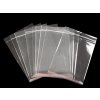 PP sáček s lepicí klopou a závěsem 20x24 cm (Varianta transparent, Balení 100 ks)