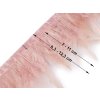 Prýmek - kohoutí peří 7-11 cm (Varianta 2 pudrová, Balení 1 m)