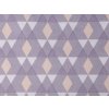 Kočárkovina 600D trojúhelníky s PVC úpravou (Varianta šedofialová světlá, Balení 1 m)