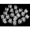 Skřipec do vlasů malý 10x13 mm transparent (Varianta 1 transparent, Balení 20 ks)