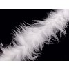 Boa - pštrosí peří 22 g délka 1,8 m (Varianta 1 bílá, Balení 1 ks)