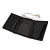 Textilní peněženka s řetízkem (Varianta 1 černá bez potisku, Balení 1 ks)