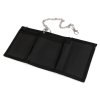Textilní peněženka s řetízkem (Varianta 1 černá bez potisku, Balení 1 ks)